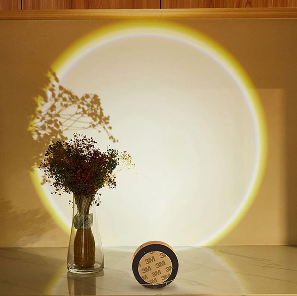 Sunset Projection Lamp, 360 Degrees Rotating White Light Smart Sensor Light Sunset Projection Lamp, 360 Degrees Rotating White Light Smart Sensor Light